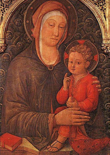 Jacopo Bellini Madonna and Child Blessing china oil painting image